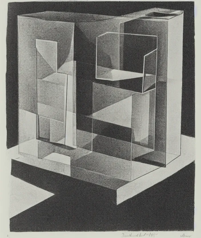 Prompt: a glass object by marcel duchamp, risograph by man ray, solid object in a void, museum, futuristic, dada
