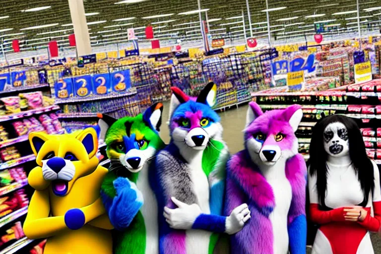 Image similar to photo of fursonas for sale at walmart on black friday