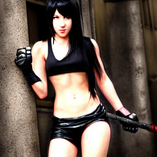 Image similar to tifa lockhart by mingchen shen