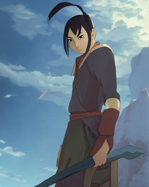 Prompt: ty lee from avatar : the last airbender, full shot, atmospheric lighting, detailed face, by makoto shinkai, stanley artger m lau, wlop, rossdraws, james jean, andrei riabovitchev, marc simonetti, krenz c