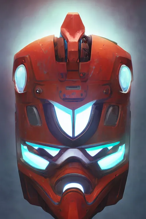 Image similar to epic mask helmet robot ninja portrait stylized as fornite style game design fanart by concept artist gervasio canda, behance hd by jesper ejsing, by rhads, makoto shinkai and lois van baarle, ilya kuvshinov, rossdraws global illumination radiating a glowing aura global illumination ray tracing hdr render in unreal engine 5