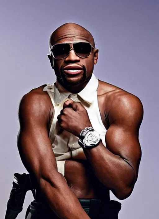 Image similar to floyd mayweather as 0 0 7