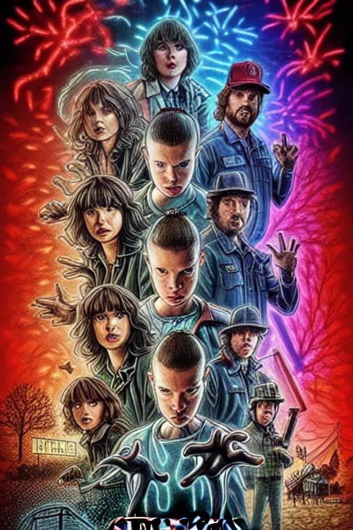 Poster for the 5th season of Stranger Things, Demons, | Stable ...