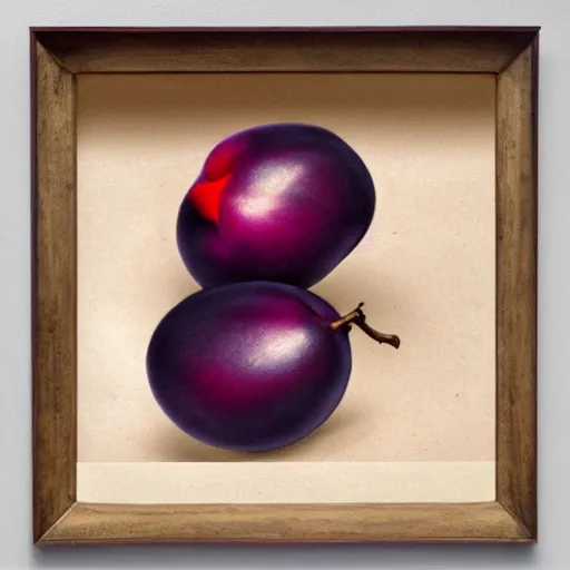 Prompt: artistic rendition of a plum