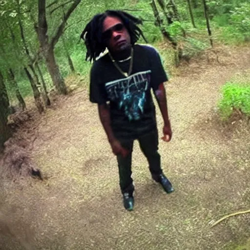 Image similar to trailcam footage of chief keef