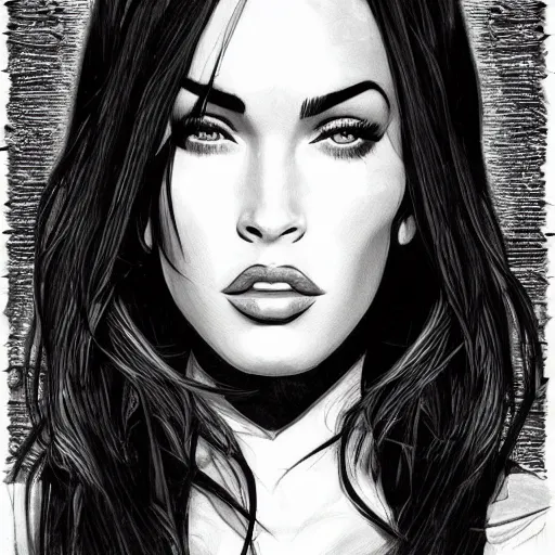 Prompt: “Megan Fox, portrait!!! Portrait based on doodles, scribbled lines, sketch by Liz Y Ahmet monochrome, concept Art, one solid line, ultra detailed portrait, 4k resolution”