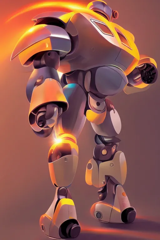 Image similar to metabots medabots medarotto medarot robot minimalist comics, behance hd by jesper ejsing, by rhads, makoto shinkai and lois van baarle, ilya kuvshinov, rossdraws global illumination ray tracing hdr radiating a glowing aura