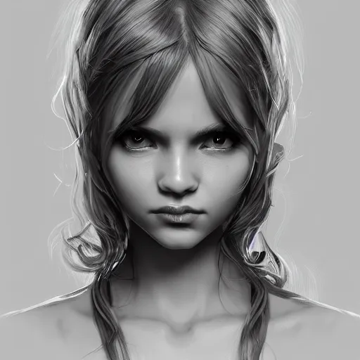 Image similar to beautiful girl character concept style, by Mateusz Urbanowicz, beautiful girl, 8k character concept art, by WLOP, cinematic lighting, trending on artstation, symmetrical portrait symmetrical, highly detailed CGsociety, hyper