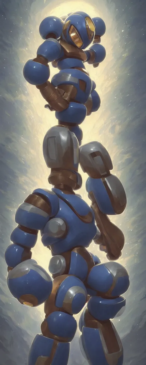 Prompt: perfectly detailed megaman!! blessed by nature with ever - increasing physical mental perfection, symmetrical! intricate, sensual features, highly detailed, biblical divine holy perfection!! digital painting, artstation, concept art, smooth, sharp focus, illustration, art by artgerm and greg rutkowski and alphonse mucha