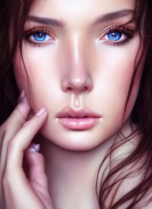 Image similar to a gorgeous female photo, professionally retouched, realistic, smooth face, perfect eyes, symmetrical, full body shot, wide angle, sharp focus on eyes, 8 k high definition, insanely detailed, intricate, elegant, art by artgerm