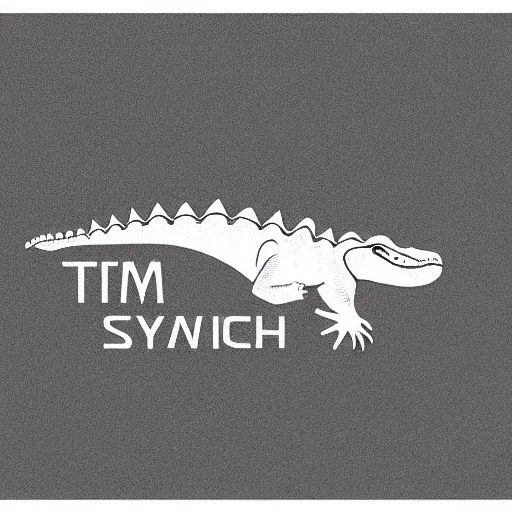 Prompt: crocodile symmetric logo painting by tim biskup and afshar petros, matte background, sharp contours, minimal, trending on artstation