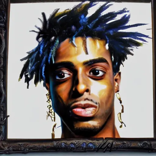 Image similar to playboi carti painted by abney park 4 k detailed super realistic