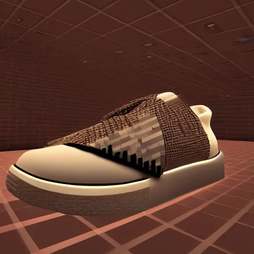 Prompt: balenciaga sneakers in minecraft, highly detailed, rim light, art, cinematic lighting, very coherent, hyper realism, high detail, 8 k