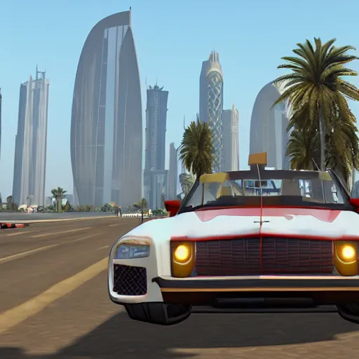 Image similar to gta : dubai, by lerapi