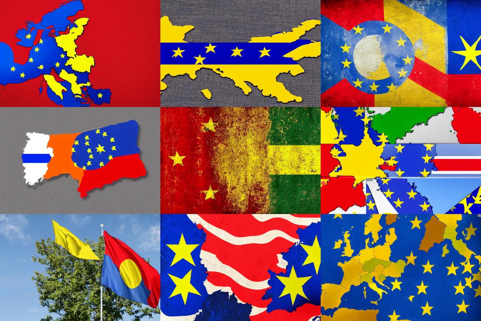 Prompt: european country flag