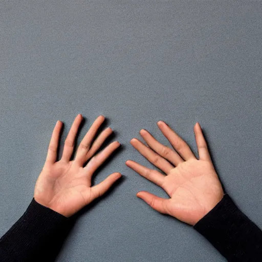 Image similar to realistic picture of human hands, white background