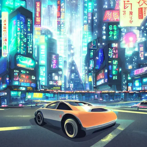 Image similar to futuristic neo tokyo