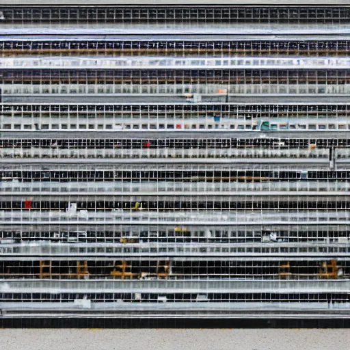 Prompt: hundred different makeshift doors combined on a building, photographed by andreas gursky, sony a 7 r 3, f 1 1, ultra detailed,