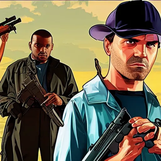 Image similar to gta 6 with augustinho carrara as cover character