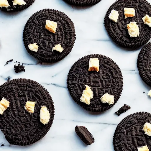 Image similar to Oreos with too much stuffing