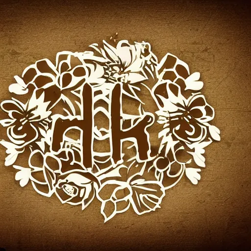 Prompt: A beautiful rustic vector logo design of hops and flowers trending on artstation, 8k HD wallpaper digital art