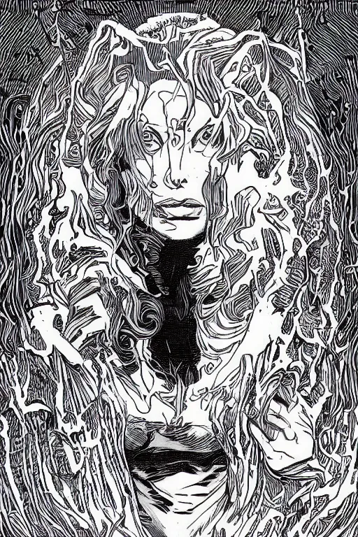Image similar to portrait of a woman by Philippe Caza