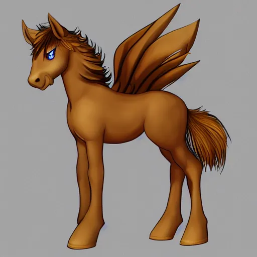Image similar to anthro mare, highly detailed, trending on furaffinity