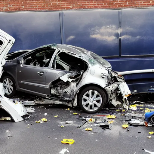 Image similar to car crash