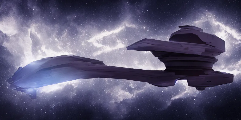 Prompt: a giant spaceship flying in the sky, digital art, award winning, 4k, studio lighting