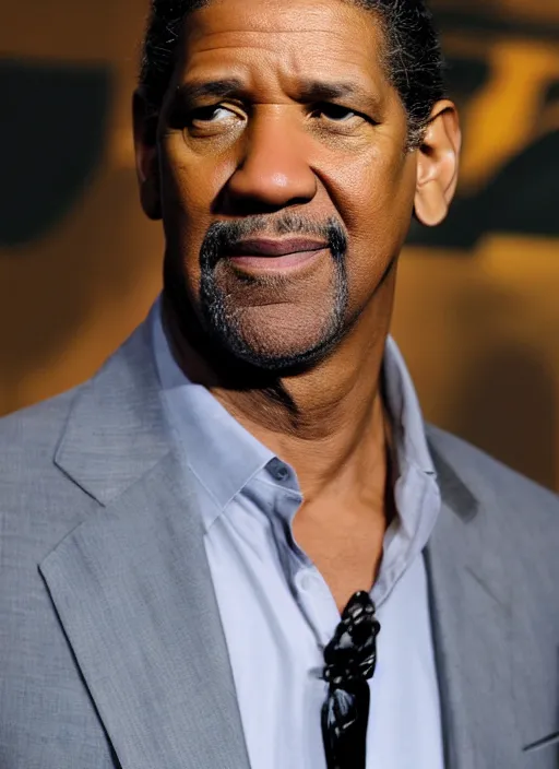 Prompt: Caucasian Denzel Washington