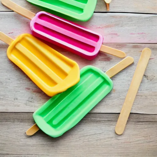 Prompt: fifteen popsicles