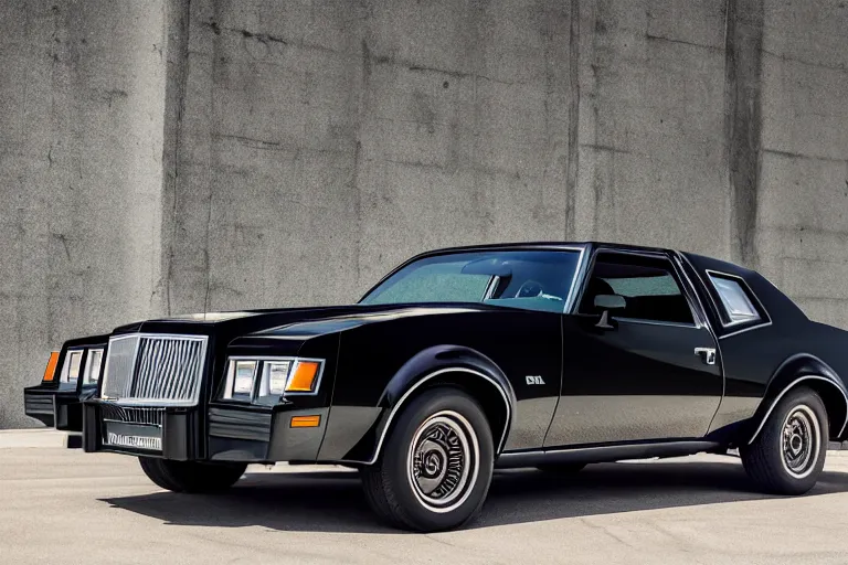 Image similar to 1975 Buick Grand National GNX, XF IQ4, 150MP, 50mm, F1.4, ISO 200, 1/160s, natural light, Adobe Photoshop, Adobe Lightroom, photolab, Affinity Photo, PhotoDirector 365