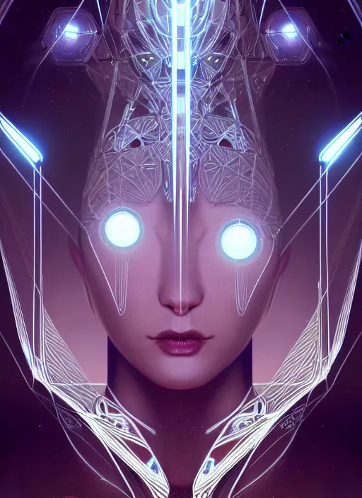 Image similar to symmetry!! product render poster timetravel! scifi, glowing lights! intricate, elegant!, highly detailed, artstation, concept art, smooth, ( sharp focus ), ( illustration ), art by artgerm