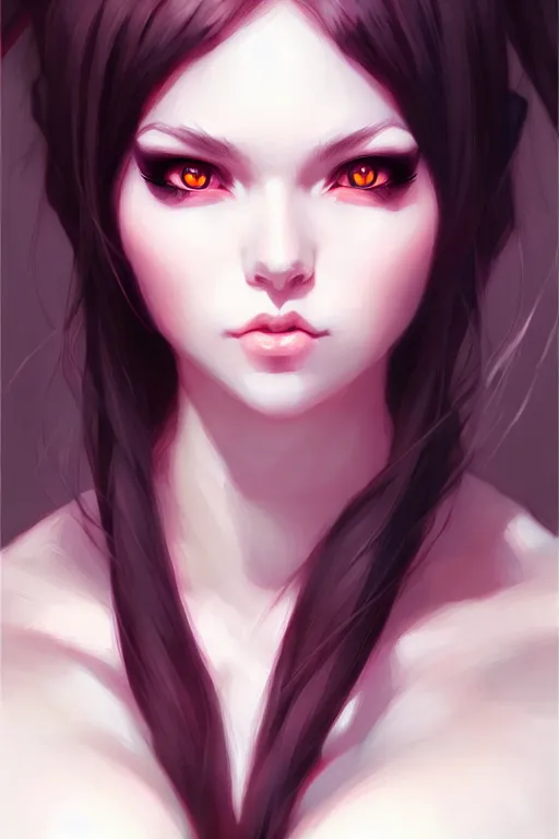 Prompt: rabbitgirl portrait by Artgerm and WLOP