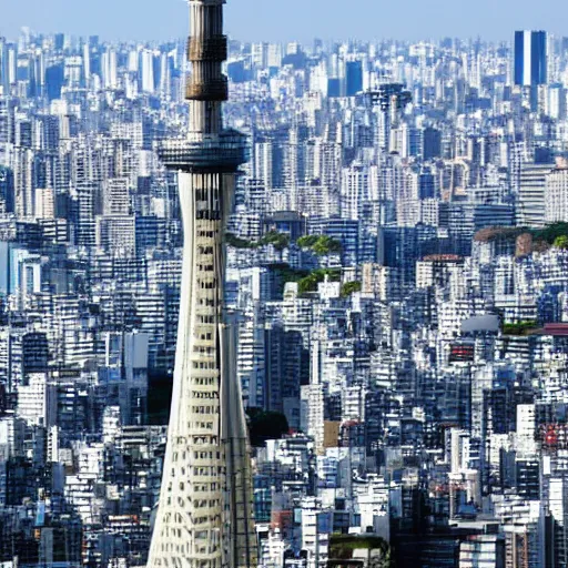 Prompt: tokyo skytree in sao paulo city