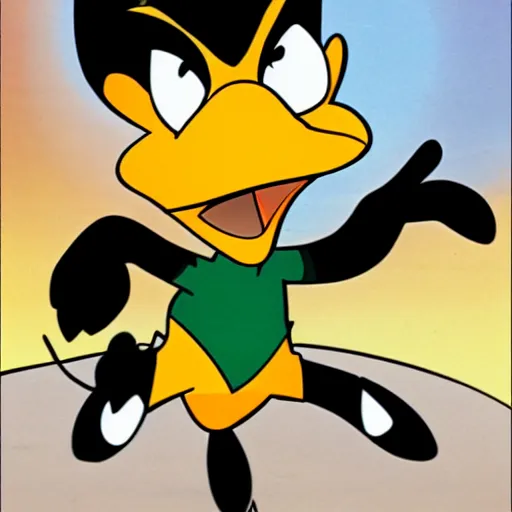 Image similar to Daffy Duck going insane