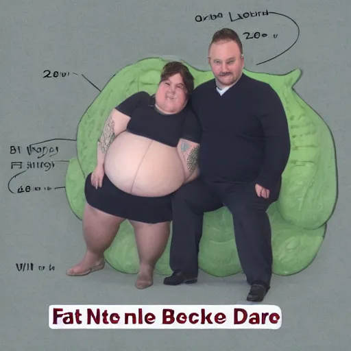 Prompt: fat chuck nervous date meme