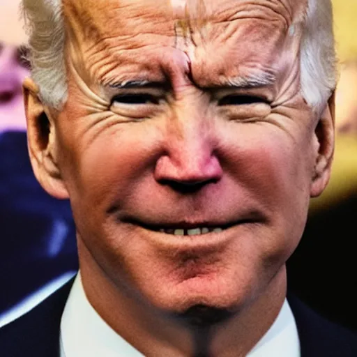 Prompt: photo portrait of biden with a karen hairstyle