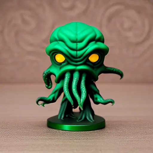 Prompt: a cthulhu nendoroid, product shot