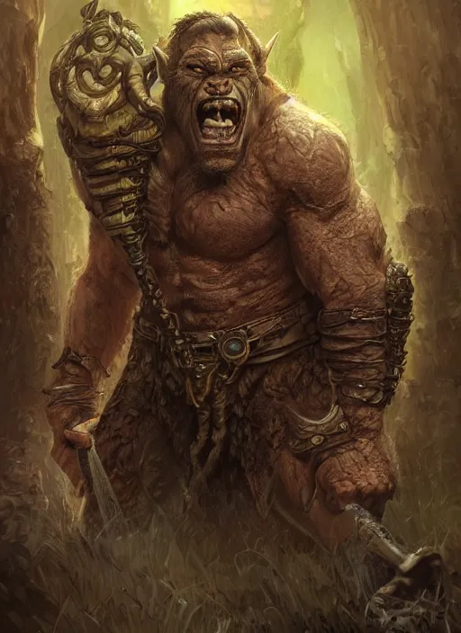 Prompt: orc, full body shot, detailed eyes, fantasy, intricate, highly detailed, digital painting, 4k, HDR, concept art, smooth, sharp focus, illustration, by Wayne Reynolds