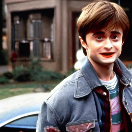 Image similar to daniel radcliffe as marty mcfly in back to the future