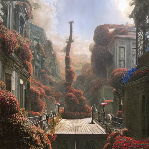 Prompt: paint surrealist 🚝, ferdinand knab, high definition and detailed 4 k