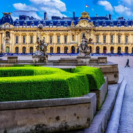 Image similar to award winning photo of Luxembourg palace, Paris, 4k