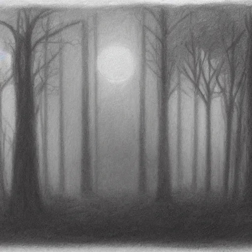 Premium Photo | Classic house confined in misty and saturated forest pencil  sketch