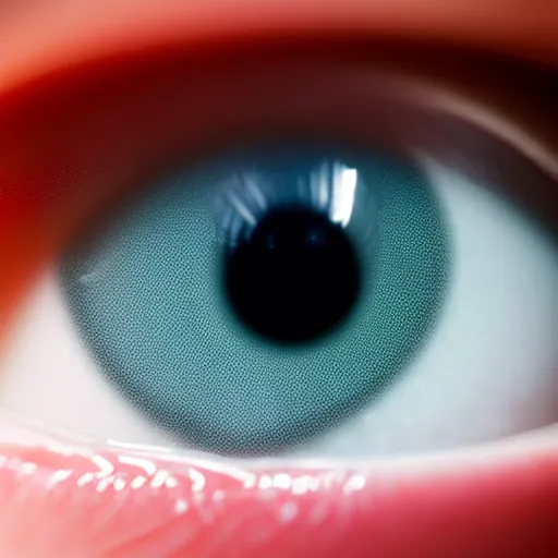 Image similar to ultra high quality close-up photo of a human eye afte crying dramatic lighting wide angle 35mm shallow depth of field 8k 9:16 ratio