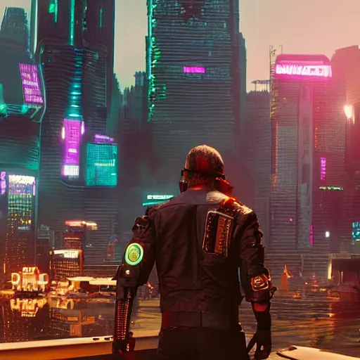 Prompt: cyberpunk 1 9 7 7