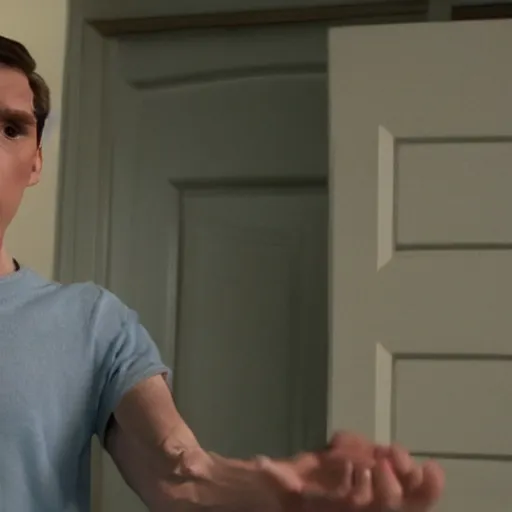 Image similar to Live Action Still of Jerma in Malcolm in the Middle, real life, hyperrealistic, ultra realistic, realistic, highly detailed, epic, HD quality, 8k resolution, body and headshot, film still