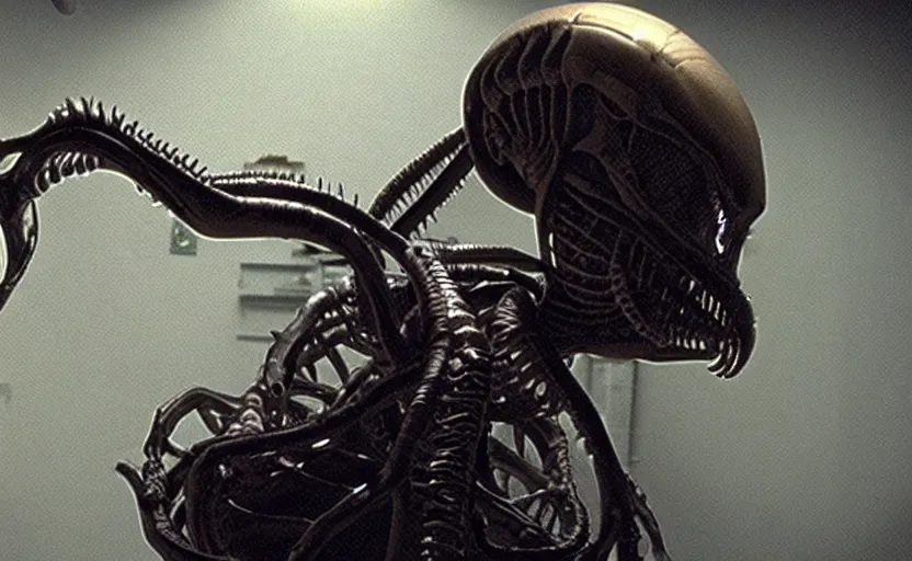 Image similar to alien facehugger tupac vfx film