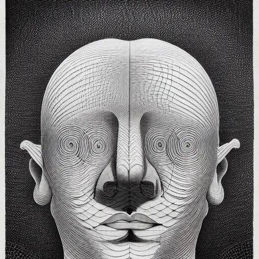 Image similar to grainy spray effect super conceptual post - mortem monumental figurative portrait made by escher and william blake, highly conceptual figurative art, intricate detailed illustration, illustration sharp geometrical detail, vector sharp graphic, controversial, manga 1 9 9 0