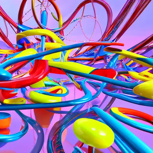 Prompt: : abstract art playground high definition 8k hyper-realistic